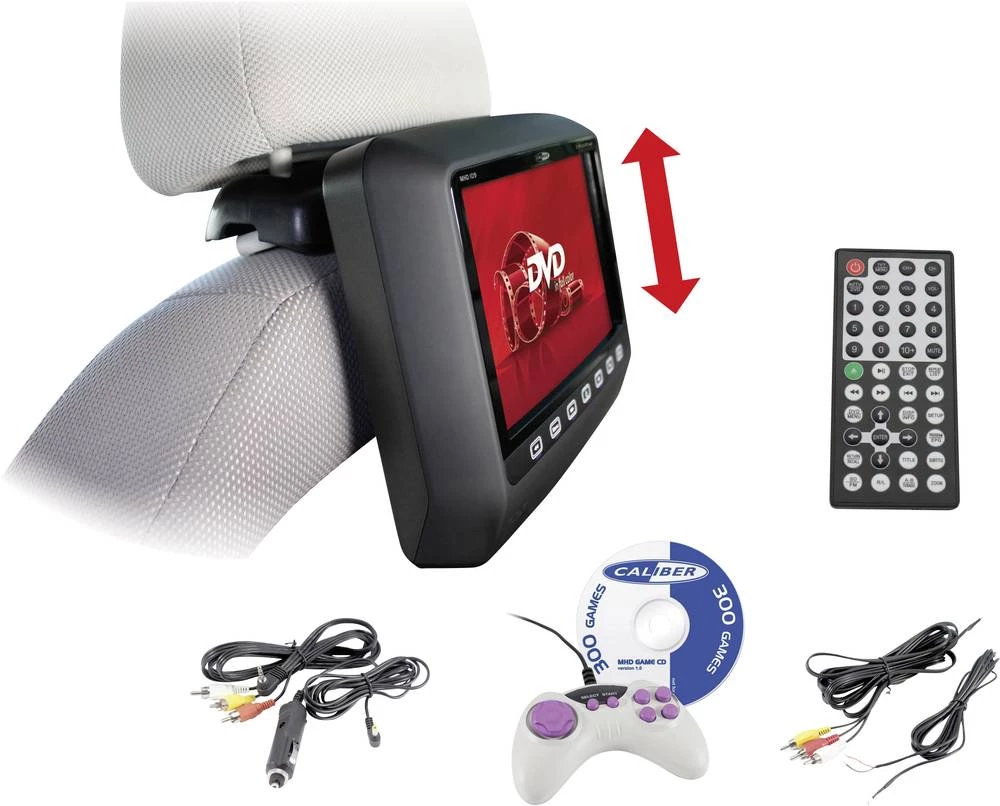 DVD player s monitorom za naslon za glavu Caliber Audio Technology MHD109 ATT.FX.SCREEN_DIAGONAL=22.86 cm (9 ") slika