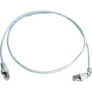 LAN (RJ45) Mreža Priključni kabel CAT 6A S/FTP 1.00 m Bijela Vatrostalan, Bez halogena Telegärtner slika