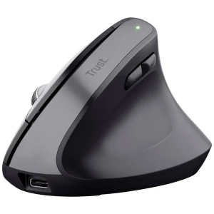 Trust Bayo+  ergonomski miš Bluetooth®   optički crna 6 Tipke 800 dpi, 1200 dpi, 1600 dpi, 2400 dpi ergonomski, tihe tip slika