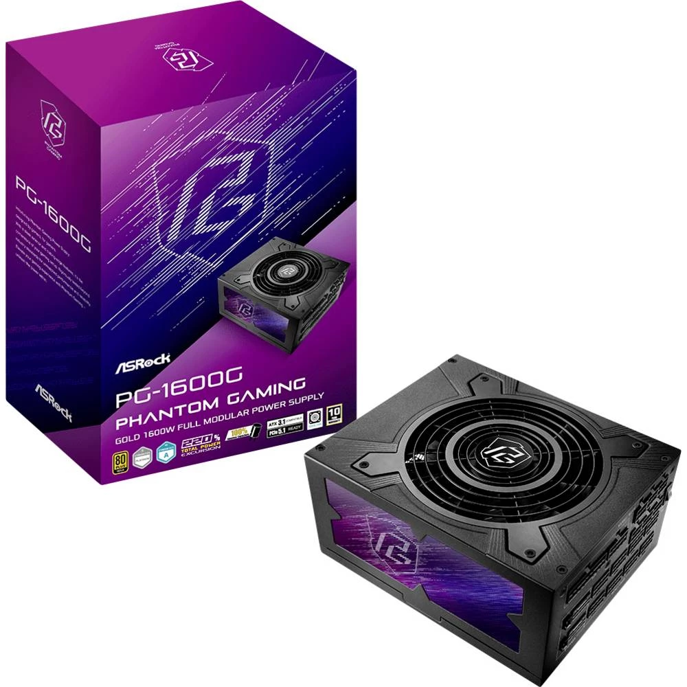 ASRock Phantom Gaming PG-1600G PC napajanje 1600 W ATX 80 plus gold slika