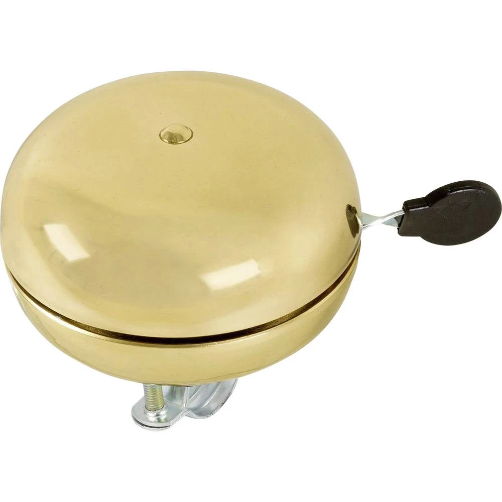 Zvono za bicikl M-Wave Ding-Dong Glocke Messing Mjedena slika