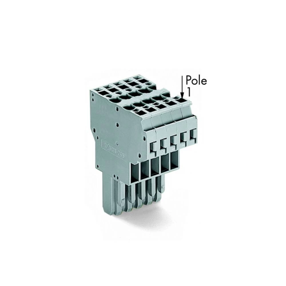 WAGO 769-125 opružna letva 5 mm opruga Dostupnost: l siva 20 St. slika