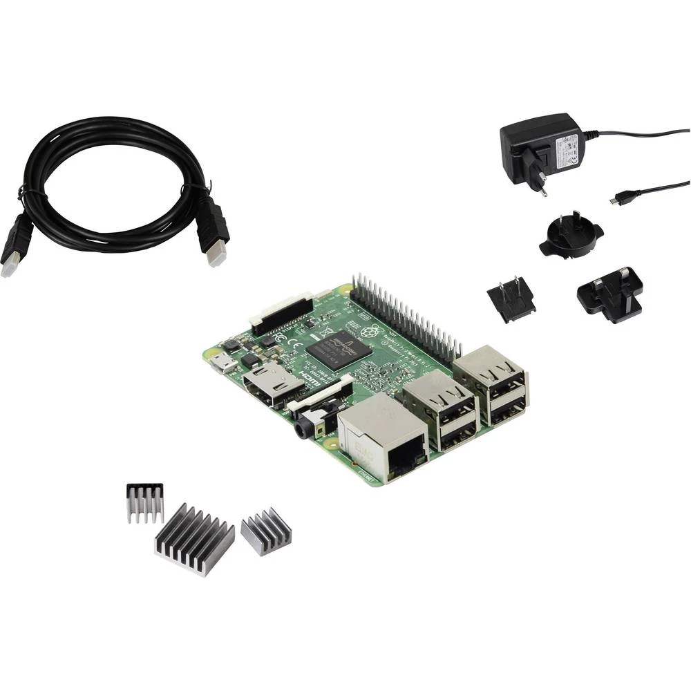 Joy-it Raspberry Pi&reg; 3 model B početni set RB-Pure-Set Raspberry Pi&reg; 3 Model B slika