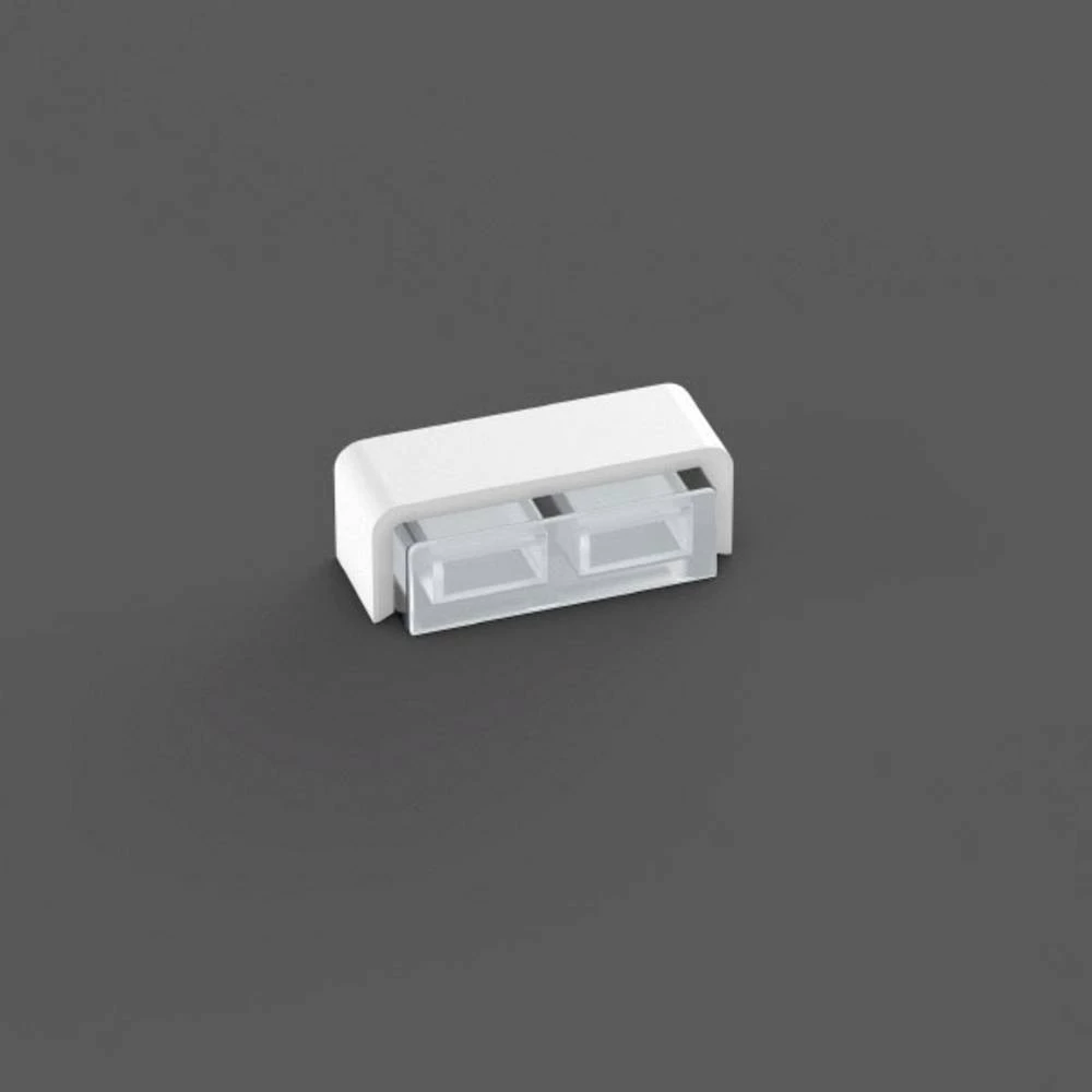 ravni priključak RZB LEDit Strip 15x37x14mm elektrisch weiß 6401406605 slika