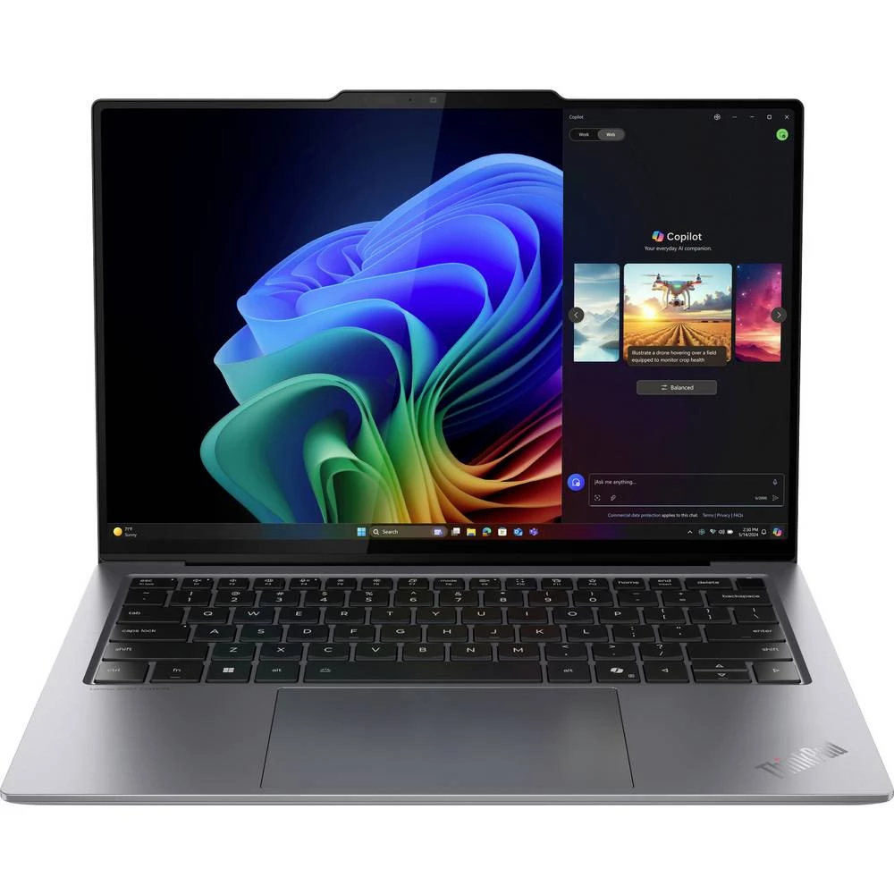 Lenovo Notebook "ThinkPad X9 14 G1" 35.6 cm (14 palac) 2.8K Intel® Core™ Ultra 7 258V 32 GB RAM 1 TB SSD njemačka, qwert slika