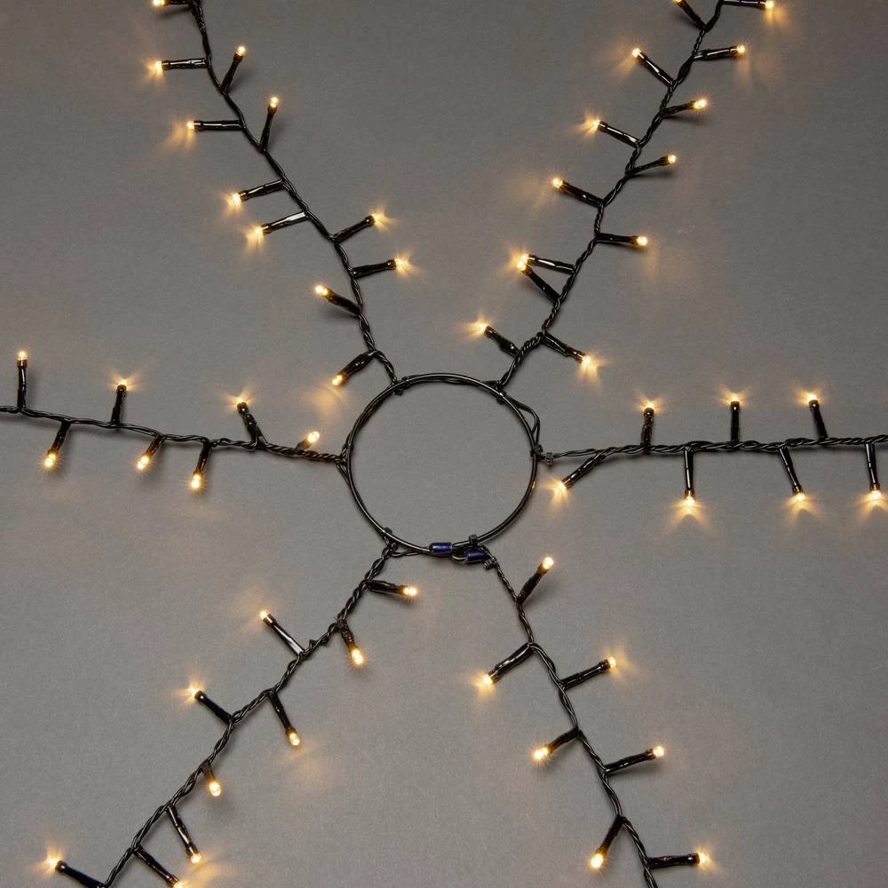 Konstsmide    6650-800    LED zavjesa        vani        strujni pogon        LED    jantar    Osvjetljena duljina: 2.4 m slika