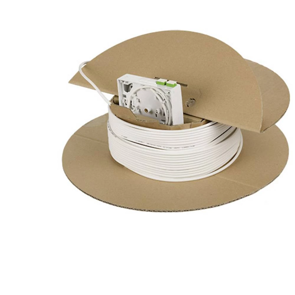 Utičnica za svjetlovode Metz Connect 150C049HF00A0E Čista bijela (RAL 9010) slika