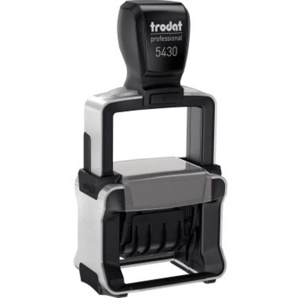 Trodat Samoprobojna oznaka datuma Professional 4.0 5430/L 41 x 24 mm (Š x V) Crna, Srebrna slika