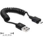 Delock USB kabel USB 2.0 USB-A utikač, USB-Micro-B utikač 0.60 m crna 83162