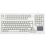 CHERRY TOUCHBOARD G80-11900 USB tipkovnica njemačka, qwertz siva površina osjetljiva na dodir, tipke miša