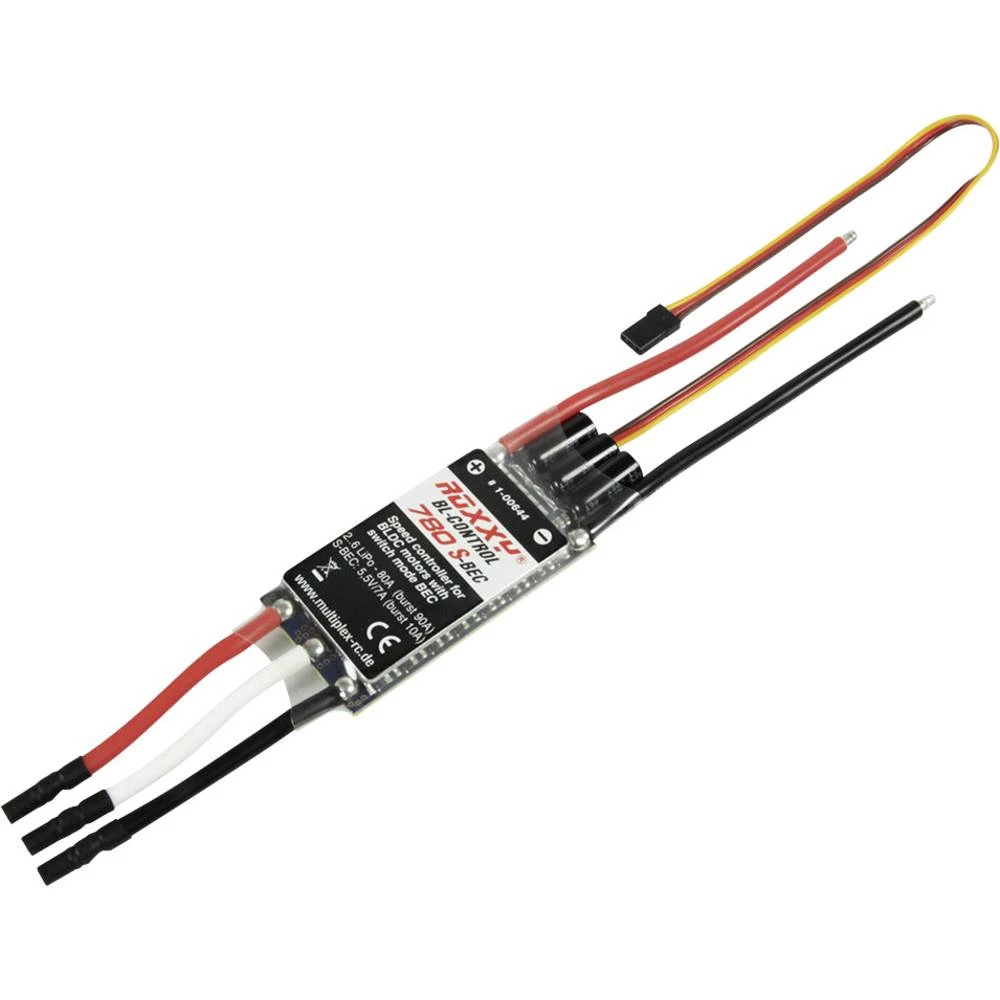 Regulator leta za Brushless modele aviona ROXXY BL-Control 780 S-BEC Opteretivost (maks.): 90 A slika