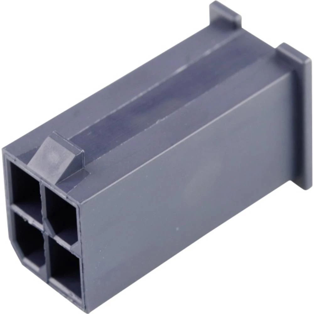 Molex 469930411 Mini-Fit Jr. Plug Housing, Dual Row without Panel Mount Ears, Nylon 6/6, UL 94V-2, 4 Circuits, Glow-Wire slika