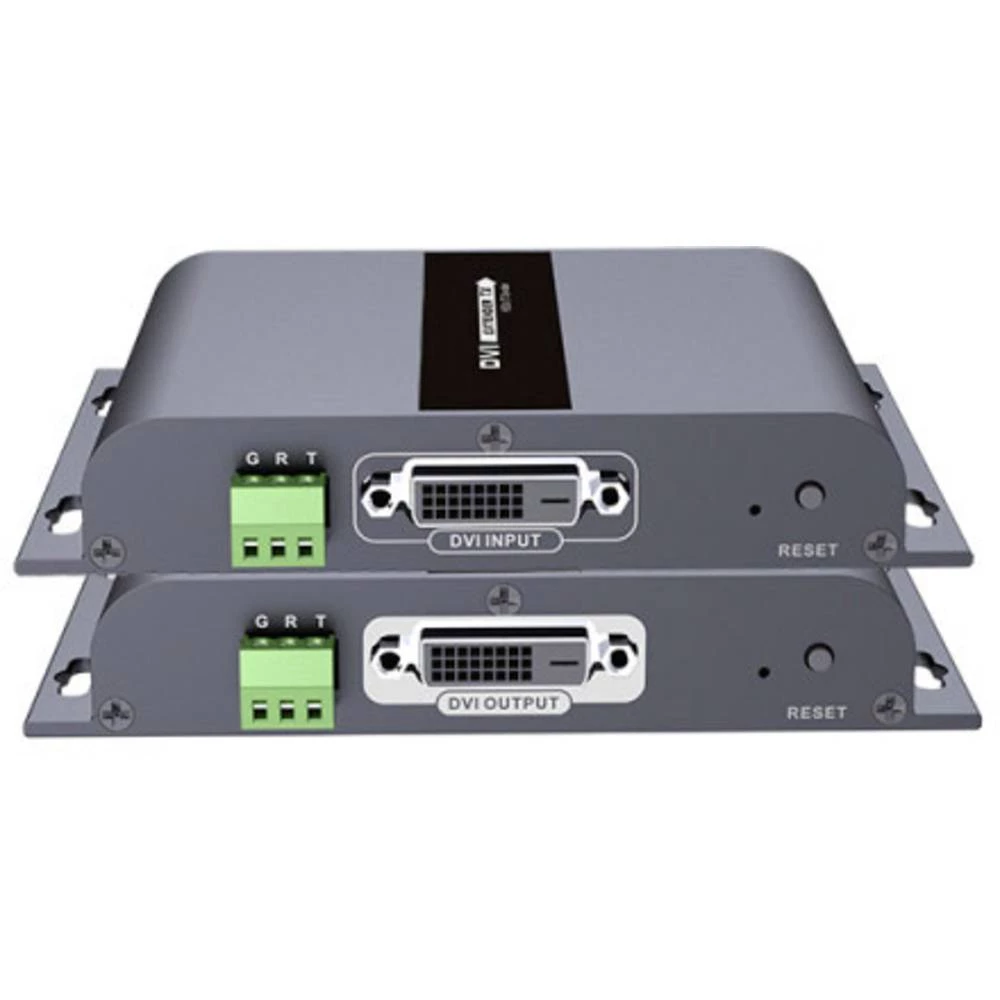 DVI razdjelnik TECHly IDATA-EXTIP-383D 1920 x 1080 piksel Crna slika