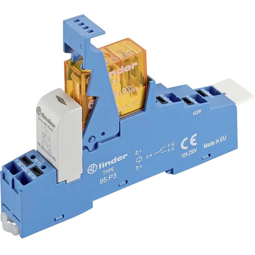 Finder 48.P3.8.110.0060 spojni relej 110 V/AC 10 A 1 prebacivanje  10 St. slika