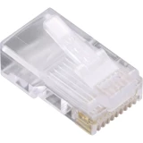 BEL Stewart Connectors 1400-1000-06 1400-1000-06 ravni muški konektor Broj pola: 10p10c stakleno prozirna 1 St.