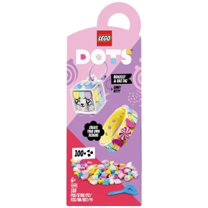 LEGO® DOTS 41944 Candy Kitty narukvica i privjesak za torbicu slika