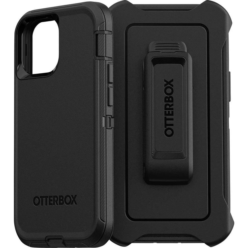 Otterbox  Defender  stražnji poklopac za mobilni telefon  Apple  iPhone 13 Mini, iPhone 12 mini  crna slika