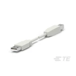 TE Connectivity USB kabel USB-A utikač, USB-B utikač 1 m 1487587-1