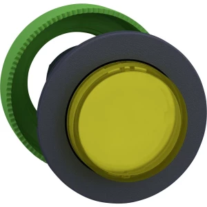 Schneider Electric ZB5FH83 prednji element za osvijetljeni gumb plosnat (Ø) 30.5 mm neobilježeno tamnosiva, žuta 1 St. slika
