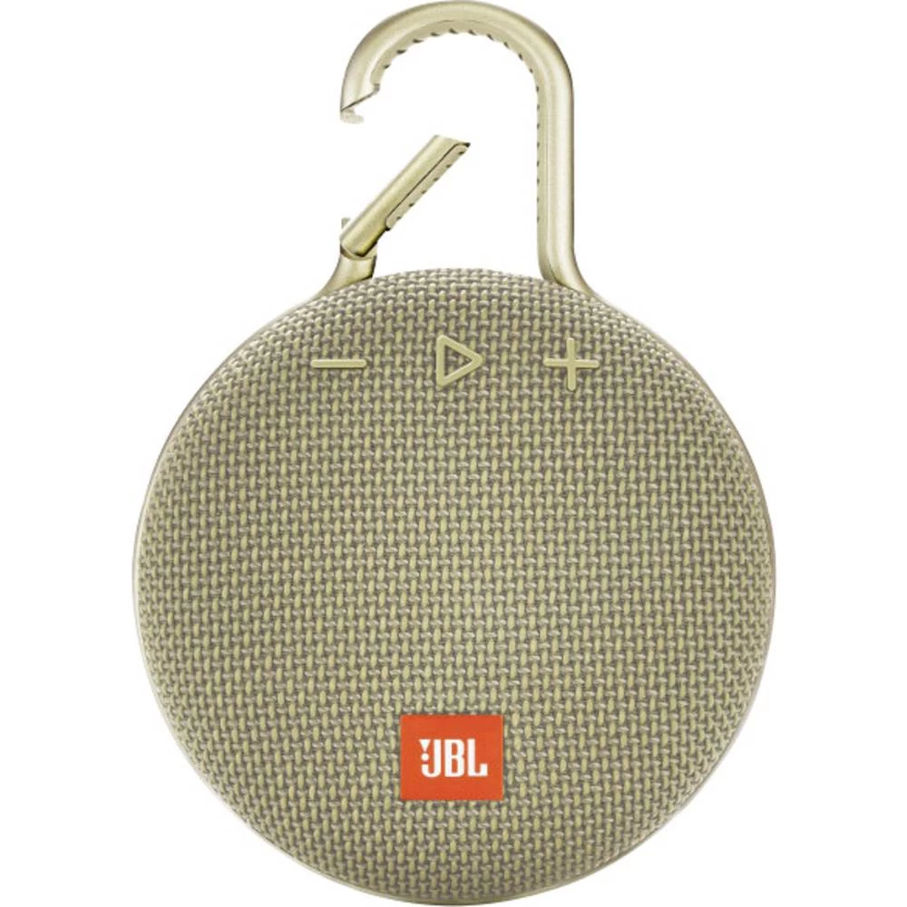 Bluetooth zvučnik JBL Clip 3 Funkcija govora slobodnih ruku, Vanjski, Zaštićen protiv prskajuće vode Boja pjeska slika