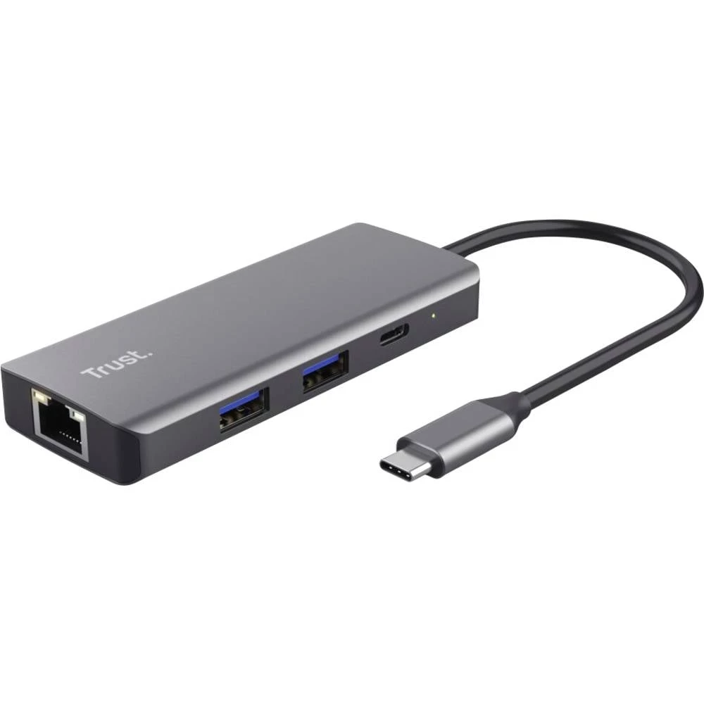 Trust USB-C® priključna stanica DALYX 6-IN-1 MULTIPORT ADAPTER Pogodno za marku: Universal slika
