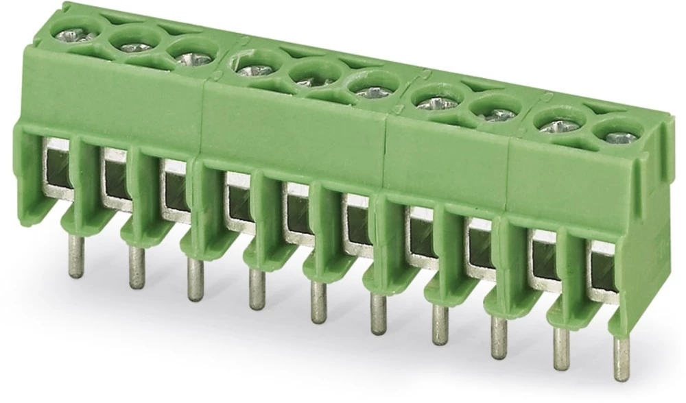 Vijčana blok stezaljka 1.50 mm broj polova: 6 PT 1,5/ 6-3,5-H Phoenix Contact zelene boje 100 kom. slika