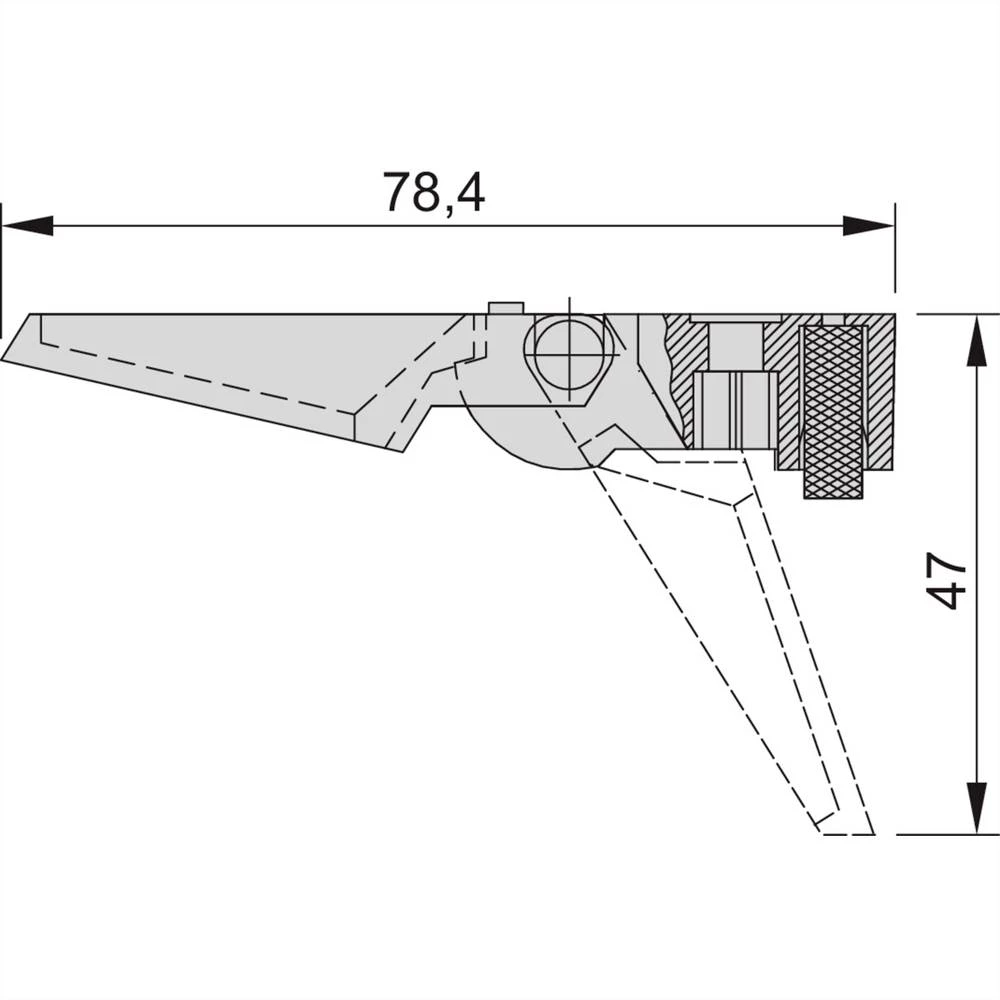 SCHROFF stalak od plastike - NOŽNI O.STAND ART.SIVI Schroff 10603024 noga 10 St. slika