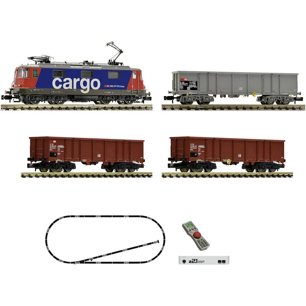 Fleischmann 931893 z21 start digitalni set: električna lokomotiva Re 420 s teretnim vlakom, SBB slika