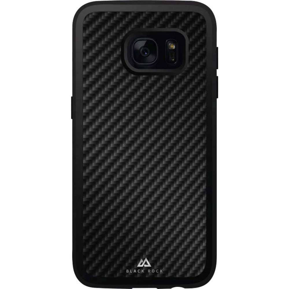 Black Rock Material Case Real Carbon Stražnji poklopac za mobilni telefon Galaxy S8 Crna slika