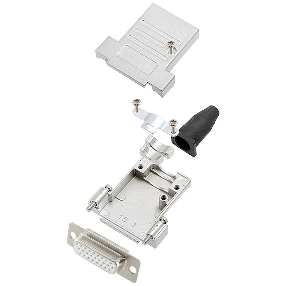 Višestruki ženski konektor D-SUB komplet 180 ° Broj polova: 26 Lemni kup encitech DTSL15-SJSRG-T-HDS26-W-K 1 ST slika