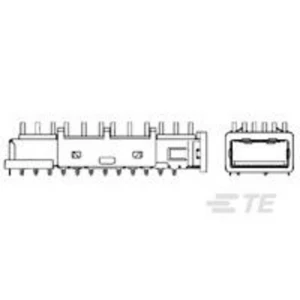TE Connectivity XFP Pluggable I/OXFP Pluggable I/O 1888116-2 AMP slika