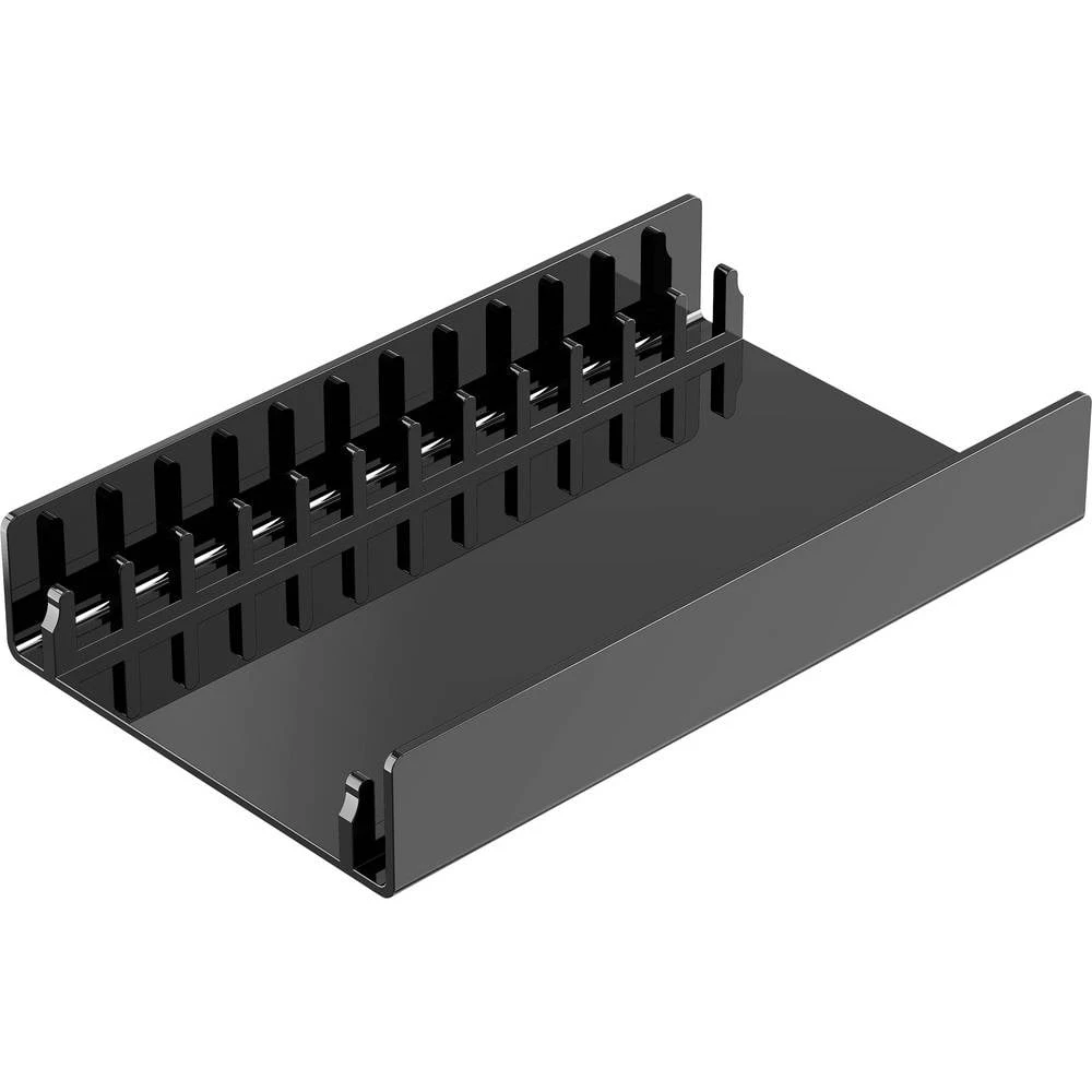 Elevar  CD flipper 12 CD-ja/DVD-j A/Blu-rayeva akril crna 1 kom. (Š x V x D) 250 x 45 x 150 mm LV-9692 slika