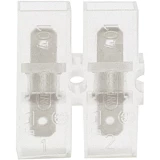 Klauke 8051 plosnati utični konektor Širina utikača: 4.8 mm Debljina utikača: 0.8 mm 180 ° potpuno izolirani prozirna 1