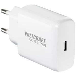 VOLTCRAFT UC-1C20W01 USB punjač 20 W unutrašnje područje, utičnica Izlazna struja maks. 3 A USB-C® Broj izlaza: 1 x GaN slika