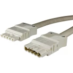 Adels-Contact 14875505 mrežni priključni kabel mrežni adapter - mrežni konektor Ukupan broj polova: 4 + PE bijela 0.50 m 30 St.