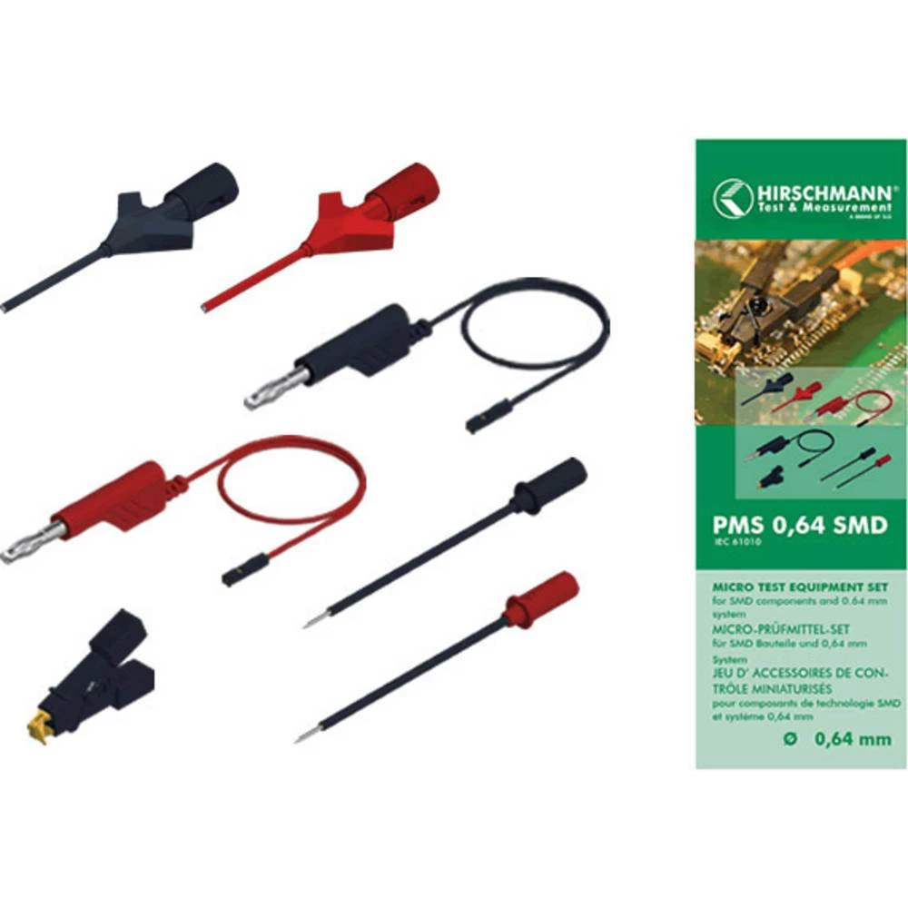 Komplet mjernih vodova [ - ] Crna, Crvena SKS Hirschmann PMS 0,64 SMD slika