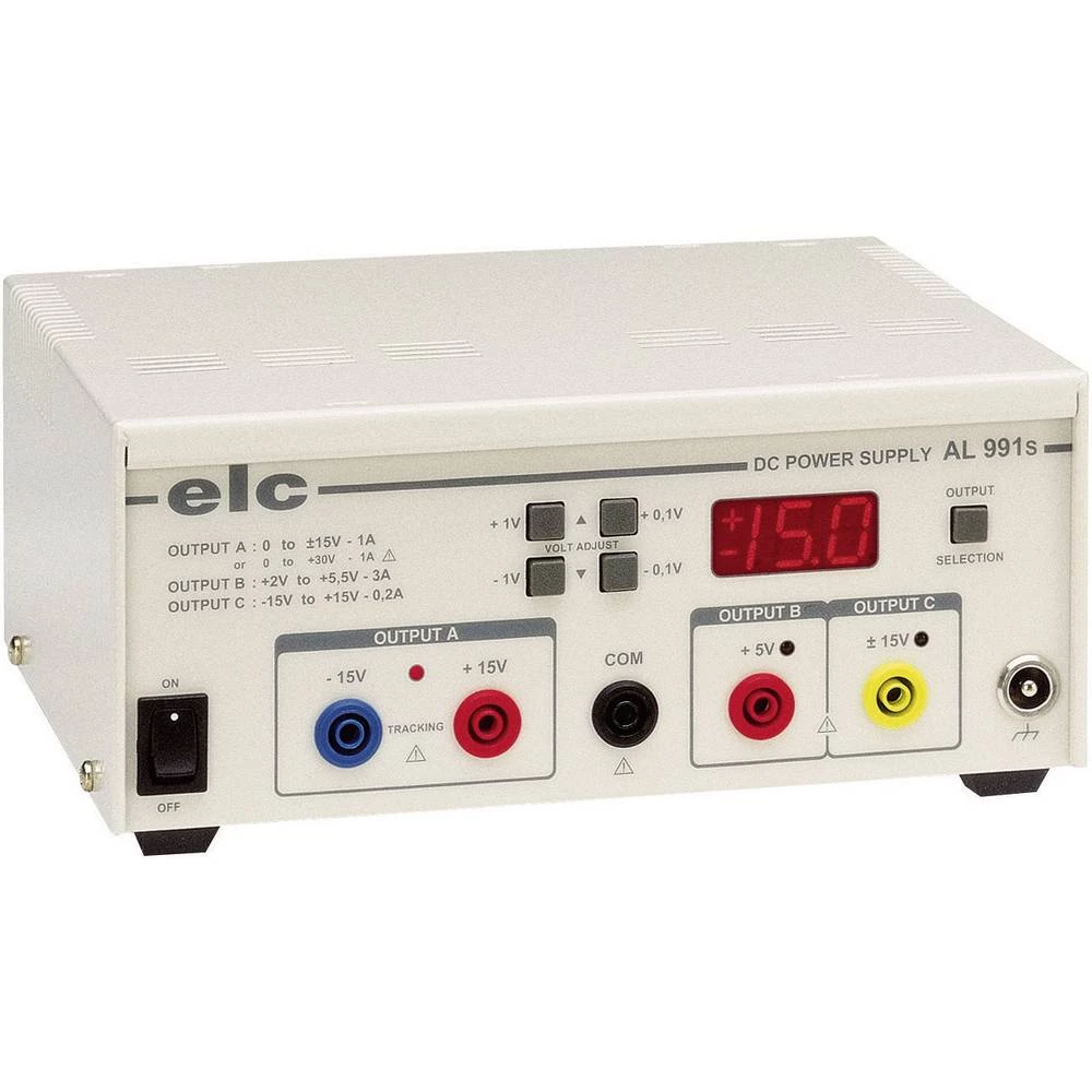 ELC construction électronique AL991S laboratorijsko napajanje, podesivo -15 - 30 V 0.2 - 3 A 48 W Broj izlaza 3 x slika