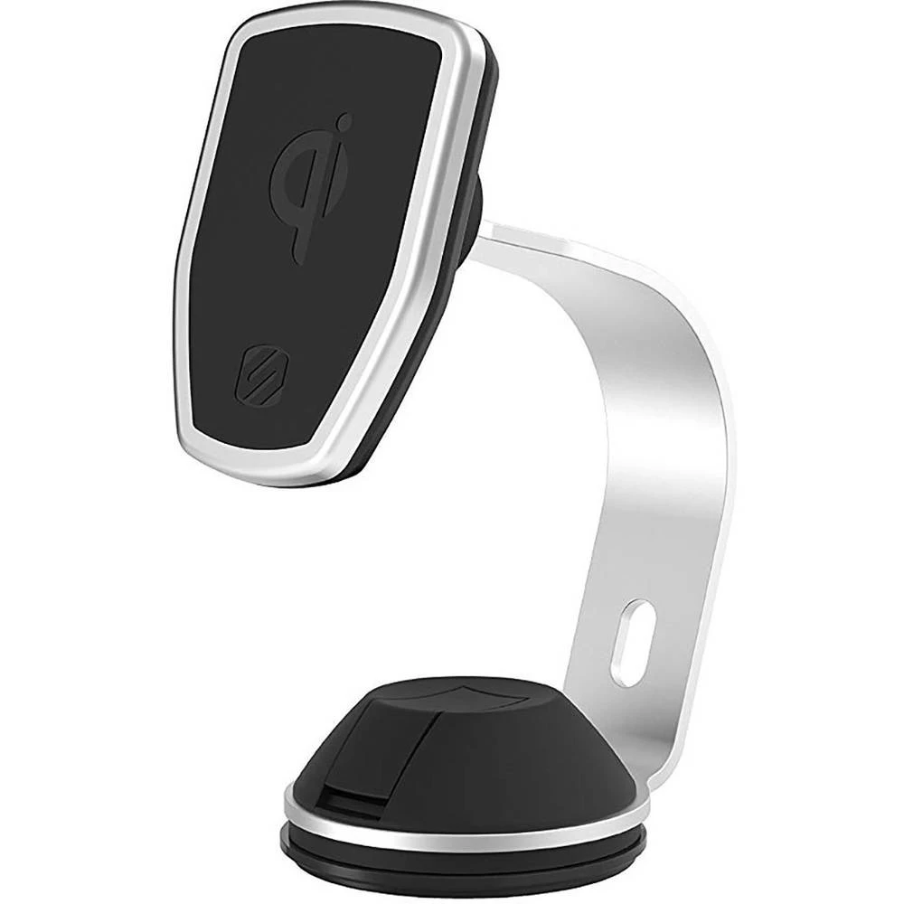 Scosche indukcijski punjač MagicMount Pro Home MPQ2OH-XTSP5 Izlazi Qi standard Crna/srebrna slika