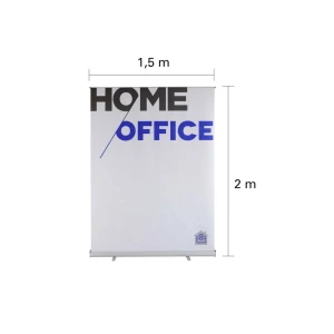 Natpis za kućni ured Speaka Professional za video konferencijeRoll-Up poliester (Š x V) 150 cm x 200 cm 1 St. slika