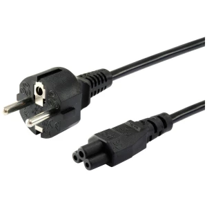 Equip 112151 Kabel za napajanje Crni 3 m Utikač tipa F C5 spojnica Equip struja priključni kabel 3 m crna slika