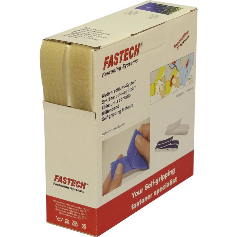 Prianjajuća traka Šivanje Grip i mekana vunena tkanina (D x Š) 10 m x 25 mm Boje kože Fastech 10 m slika