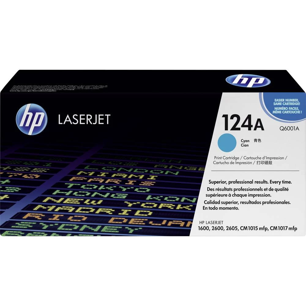 HP Toner 124A Q6001A Original Cijan 2000 Stranica slika