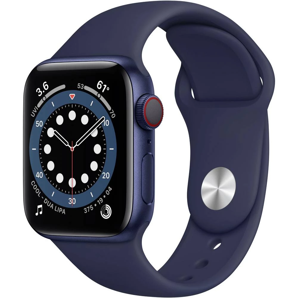 Apple Watch Series 6 GPS 40 mm kućište od aluminija Deep Navy sportska narukvica plava boja slika