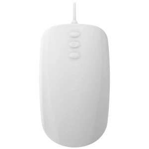 CHERRY Active KEY MMS AK-PMH3 Corded  miš žičani   infracrveni bijela 3 Tipke 1000 dpi silikonska membrana potpuno zapeč slika