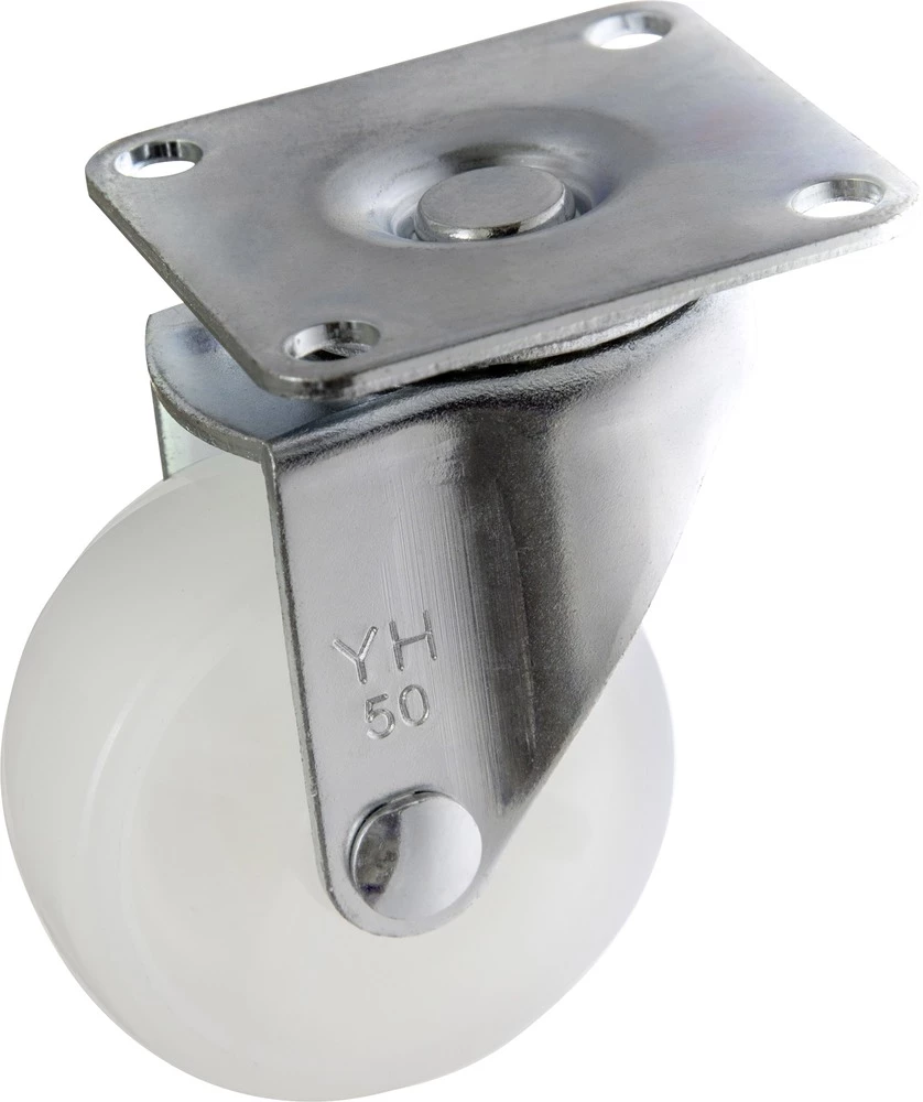 TOOLCRAFT TO-5137872 Okretni kotač poliamida 50 mm s montažnom pločom slika