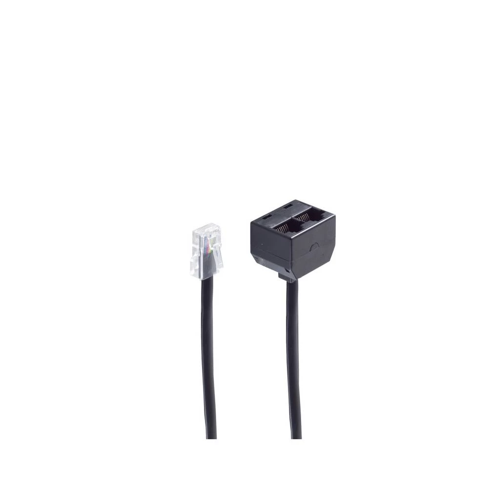 Shiverpeaks ISDN adapter [1x RJ45-utikač 8p4c - 2x RJ45-utičnica 8p4c] 0.15 m crna slika