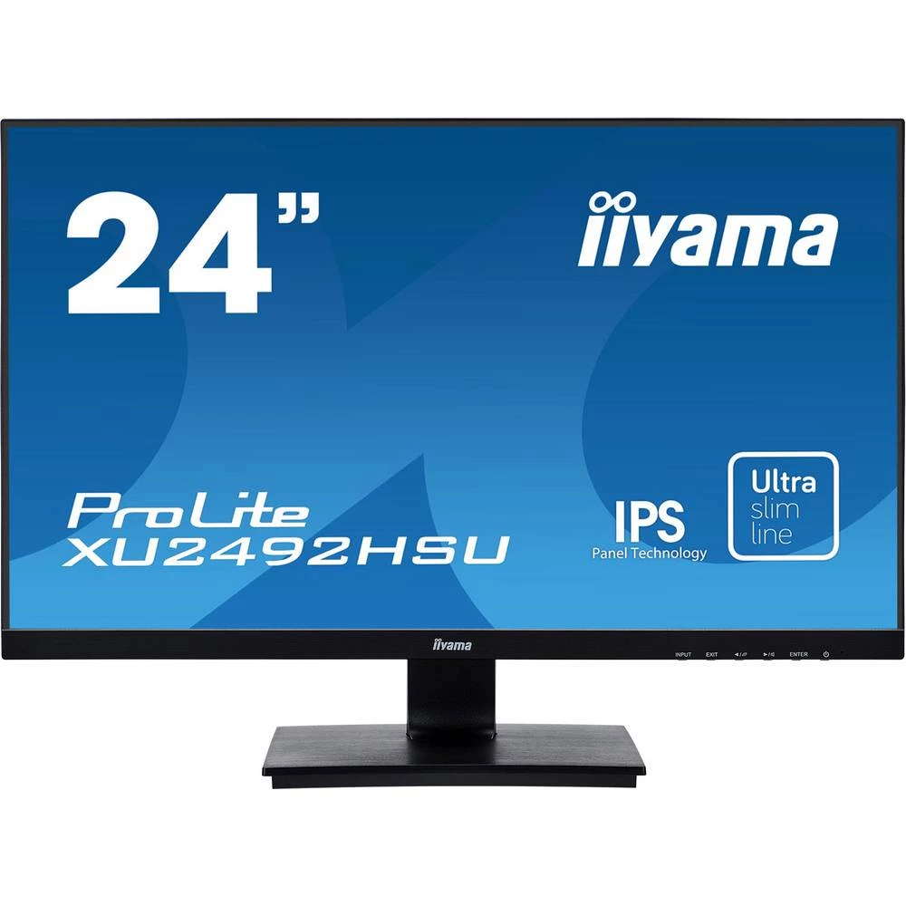LED zaslon 60.5 cm (23.8 ") Iiyama ProLite XU2492HSU ATT.CALC.EEK A (A+++ - D) 1920 x 1080 piksel Full HD 4 ms DisplayPort, HDMI slika