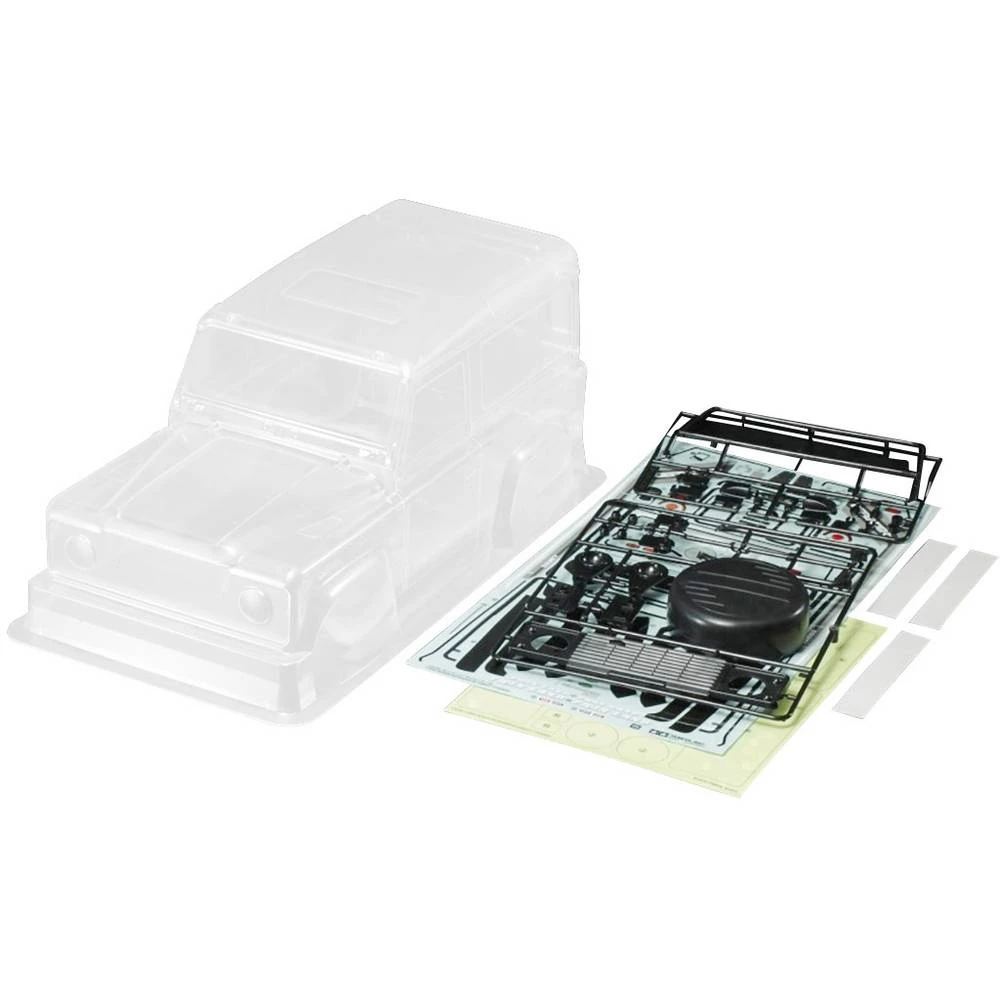 Tamiya 51607 1:10 Karoserija Land Rover Defender 90 Neobojeno, nije gravirano slika