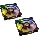 Ventilator za PC kućište Raijintek AURAS 12 RGB Crna, RGB (Š x V x d) 120 x 120 x 25 mm