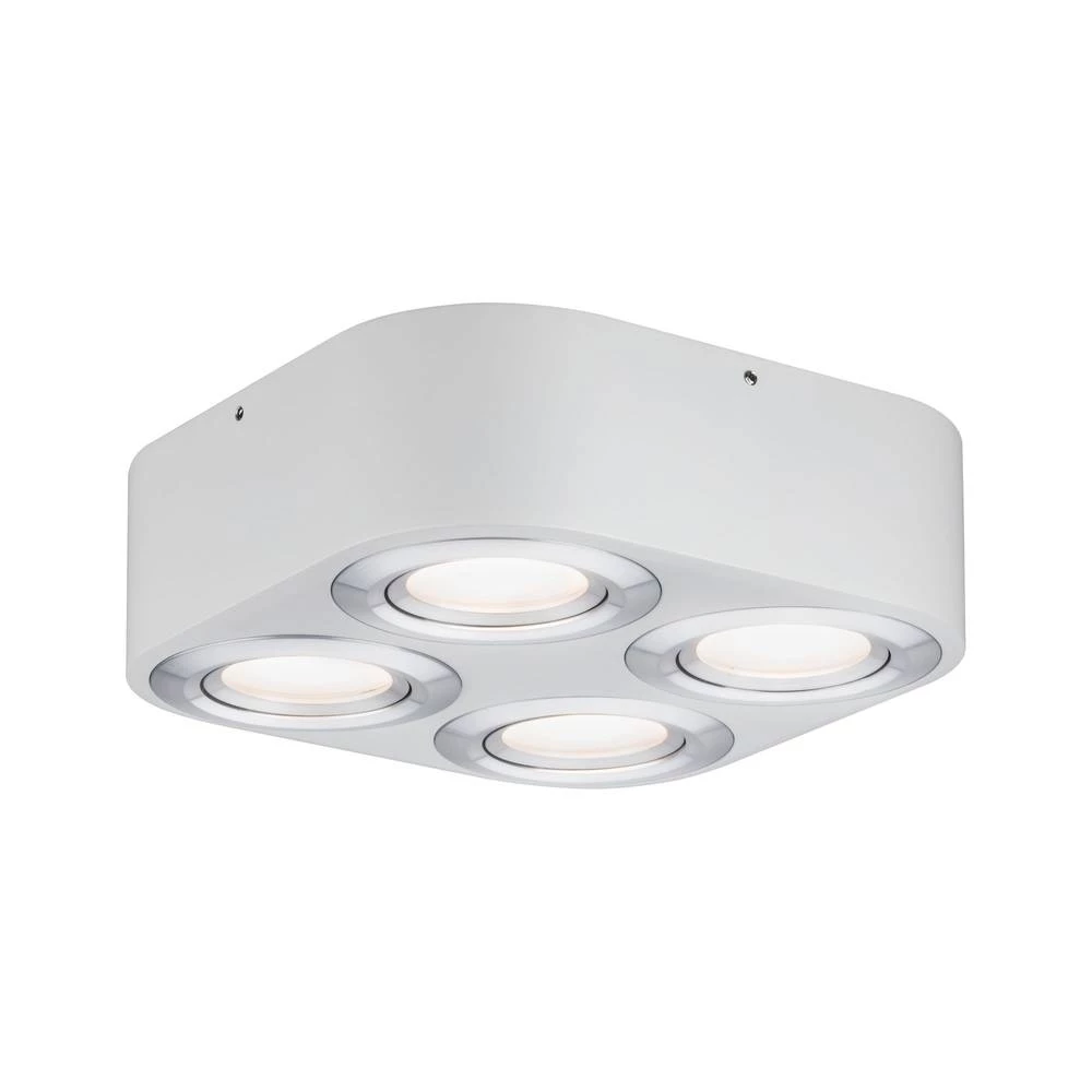 Paulmann Argun 79711 LED stropna svjetiljka ATT.CALC.EEK: LED (A++ - E) 19.2 W Toplo-bijela Aluminij (brušeni) boja, Bijela (mat slika